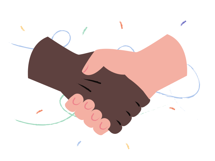 Partnership handshake